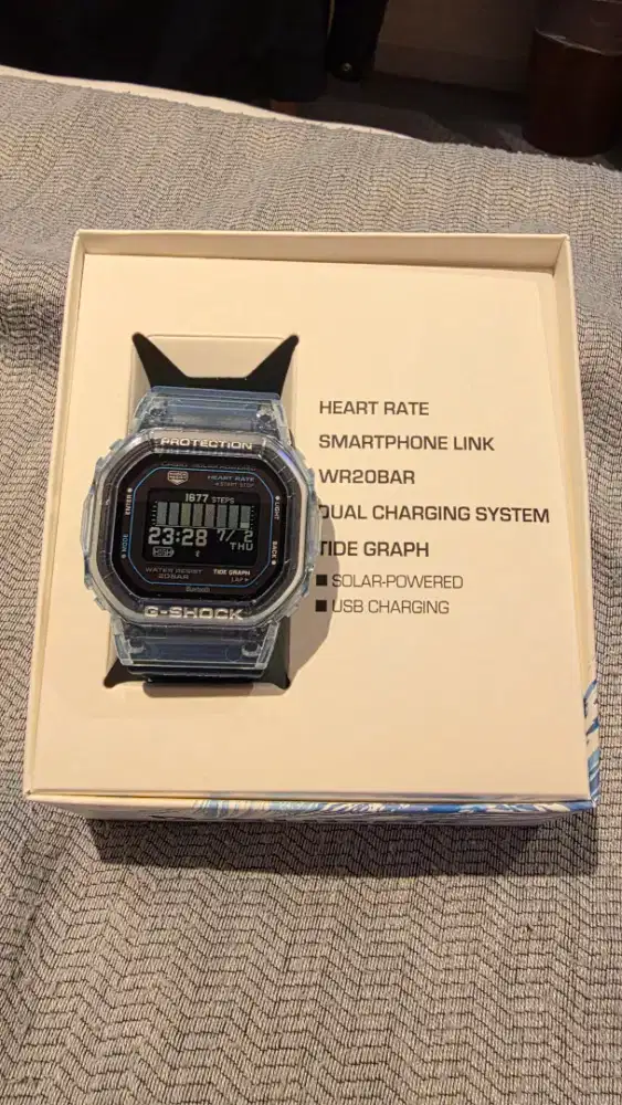 Casio G Shock GBX H5600 with solar and heart rate