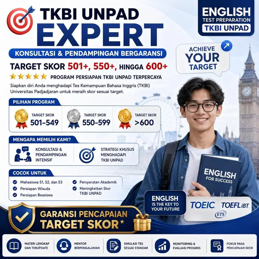 Pendampingan Tes Bahasa Inggris