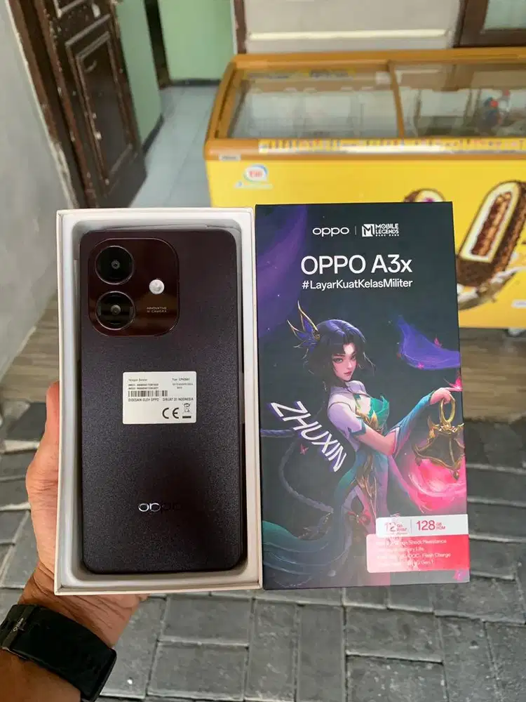 Oppo A3x 6/128 lengkap ori segel nominus