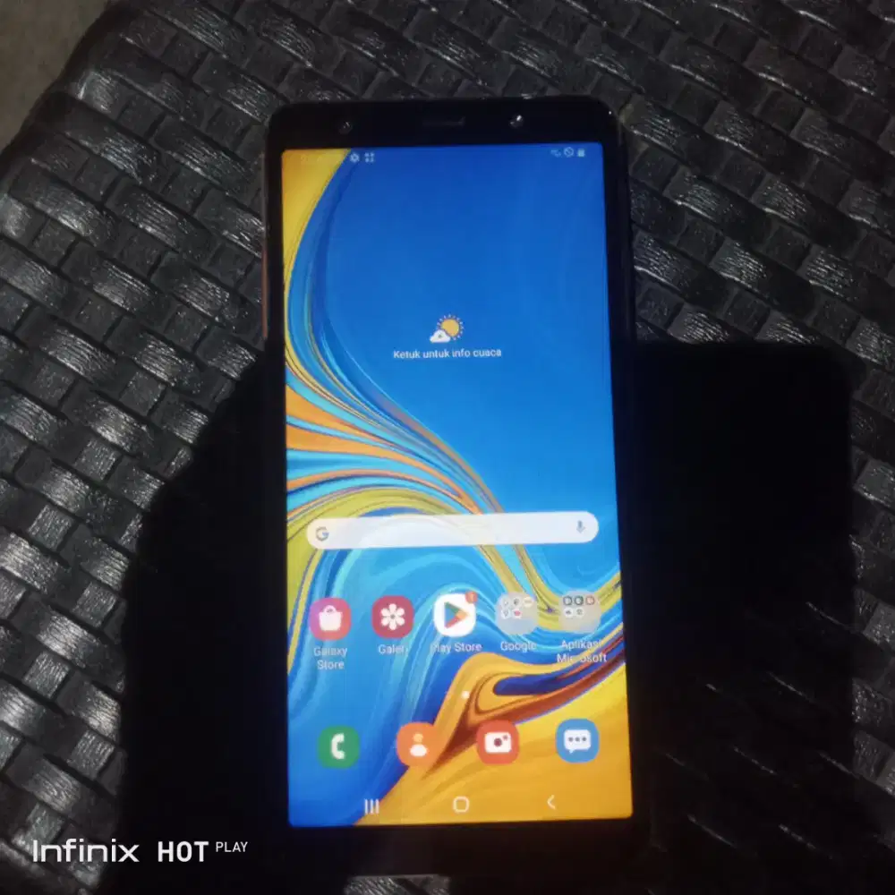 Samsung a7 2018 6/128gb minus sinyal bulet