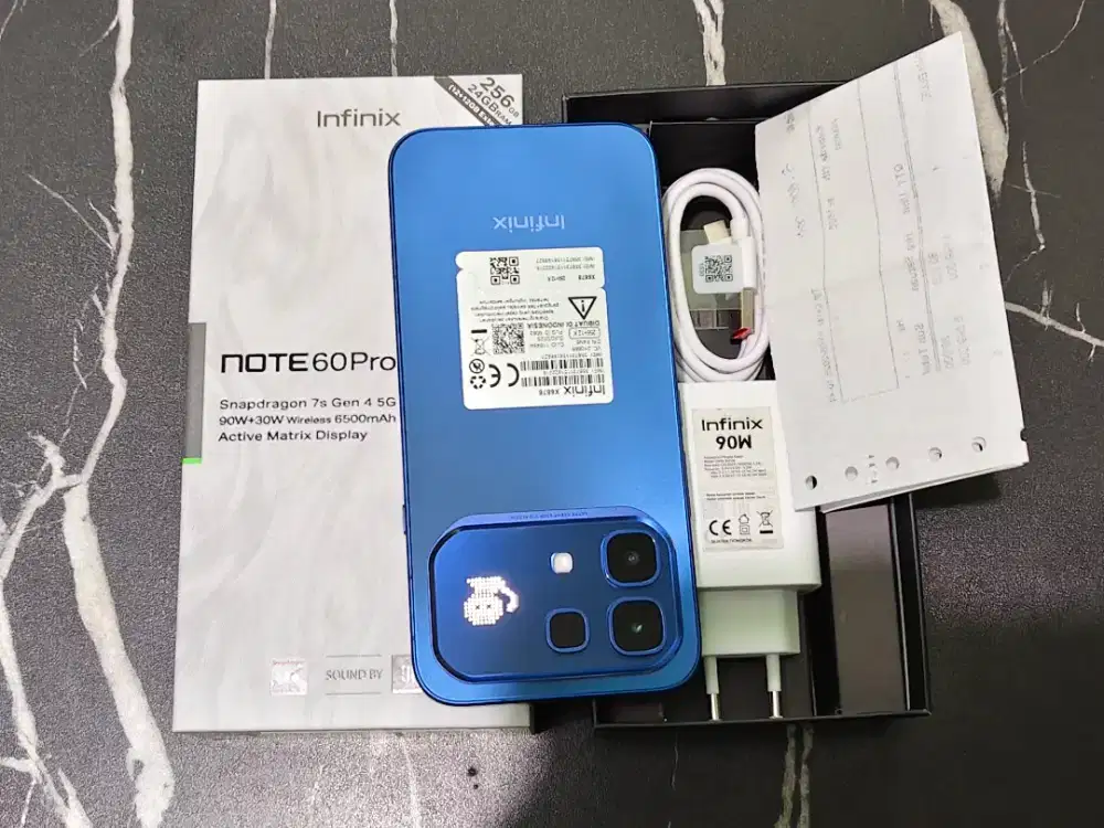 Infinik note 60 pro 5g 12+12/256 mulus garansi
