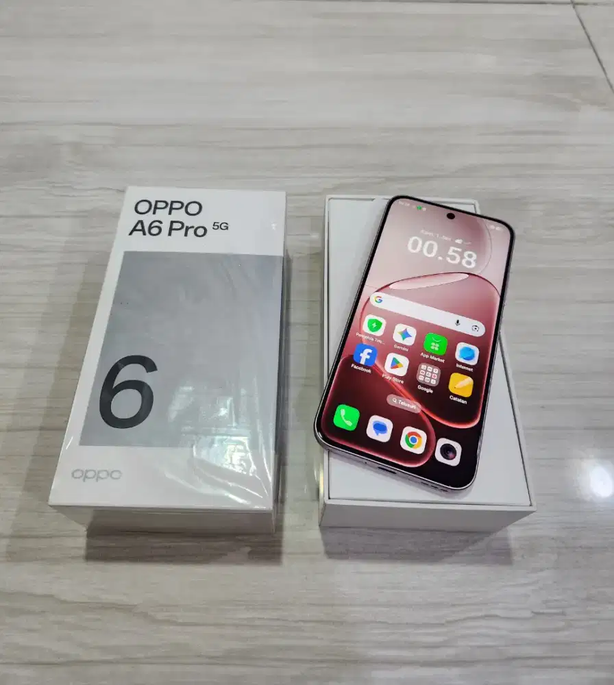 Oppo A6 pro 5G 8/256gb Mulus Lengkap masih garansi resmi