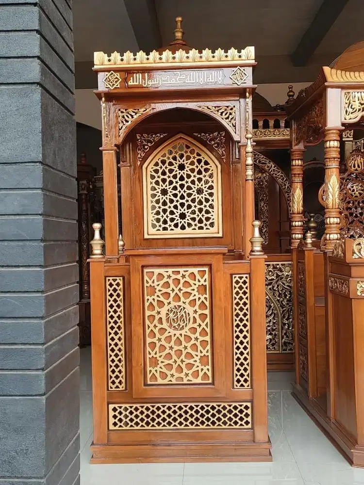 mimbar masjid jati minimalis