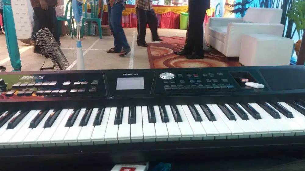 Jual Keyboard Roland BK5 Lengkap.Dus Buku Tas premium