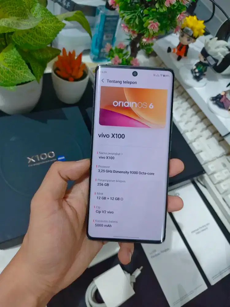 Vivo X100 Ram 12/256 Gb Fullset mulus Original Vivo resmi