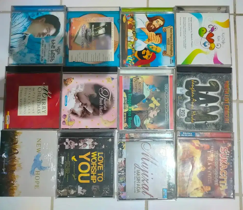 CD/Dvd lagu Rohani Kristen