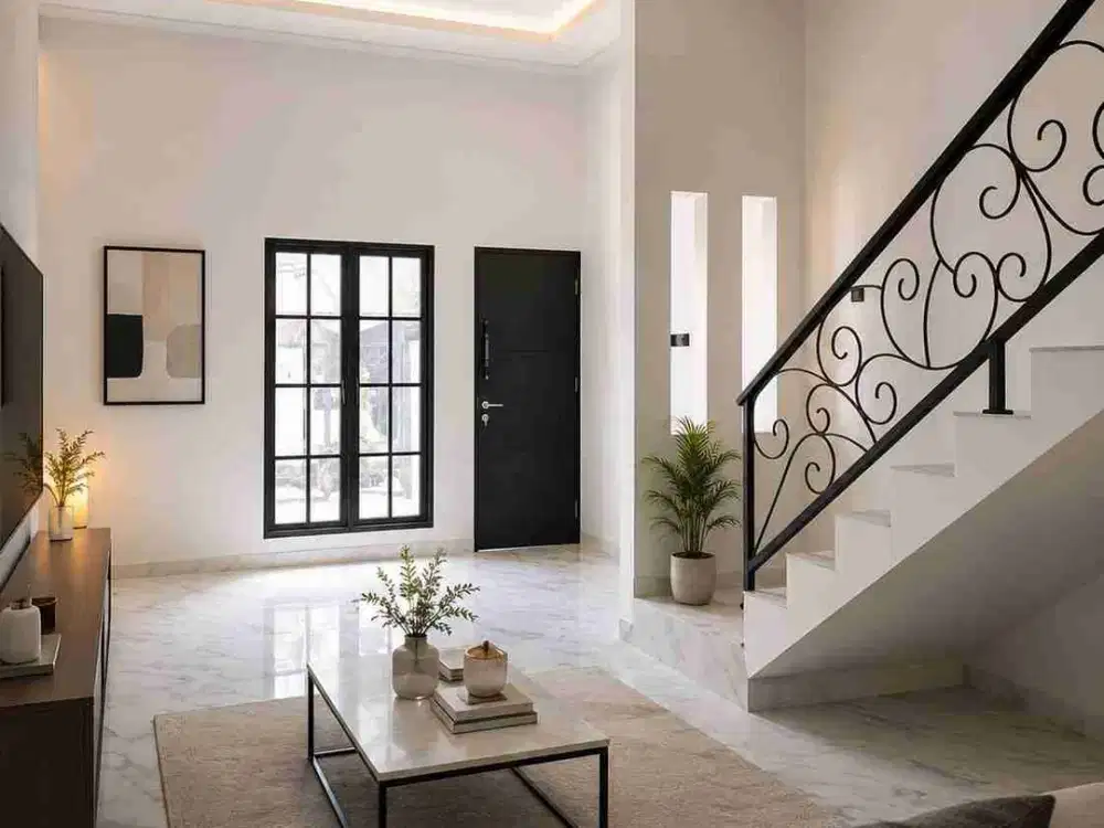 Jual Cepat Rumah Baru 2lantai Murah dekat area gerbang harapan Indah Bekasi 870jt