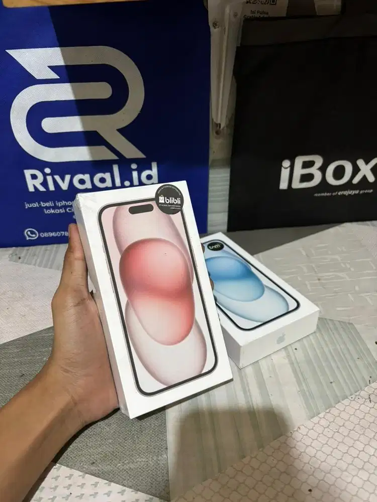 Iphone 15 128 GB resmi ibox new