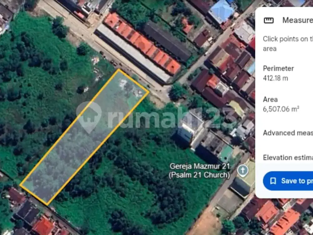 Tanah di Jual, Tengah Kota, Strategis 6730 (40X168), Akses Mudah Kesegala Arah, Cocok Usaha Anda, Pontianak, Kal-Bar