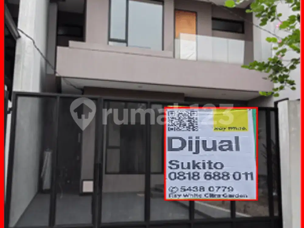 Rumah Baru Dijual, LT: 160(8X20), Lb:170, 2 lt, SHM, Timur, Kalideres Permai, Jakarta Barat