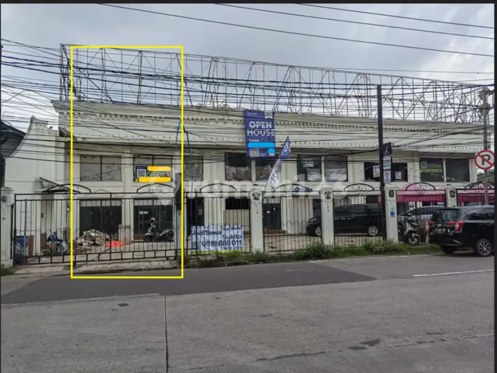 Ruko Gandeng 2 Disewa , LT 9 X15, LB: 270M2, 2 LT, SHM, Ciputat Raya (Samping Terminal, Lihat Video), Dekat MRT Lebak-Bulus, Pondok Pinang, Jak-Sel