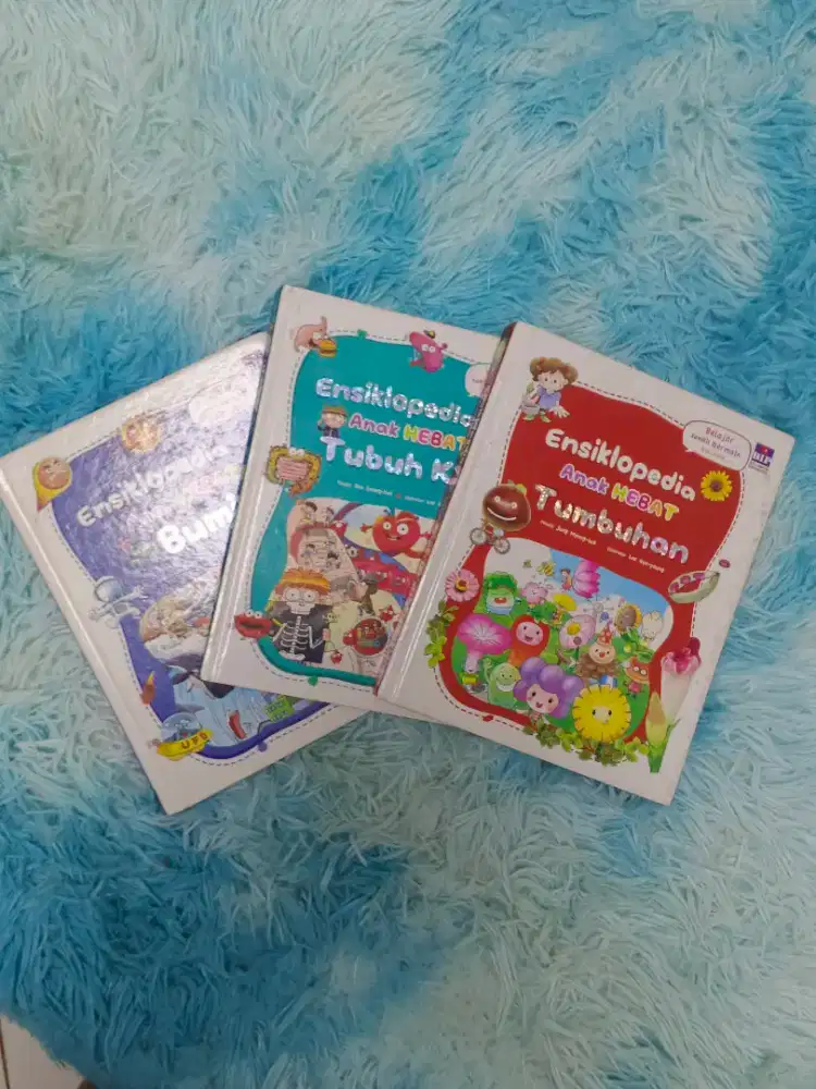 Set 3in1 ensiklopedia anak hebat BIP seri Bumi, Tubuh Kita & Tumbuhan