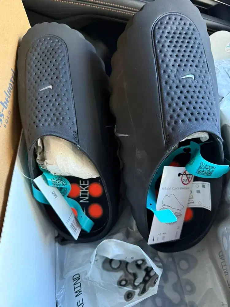 Jual sandal nike minds 001 black size 46