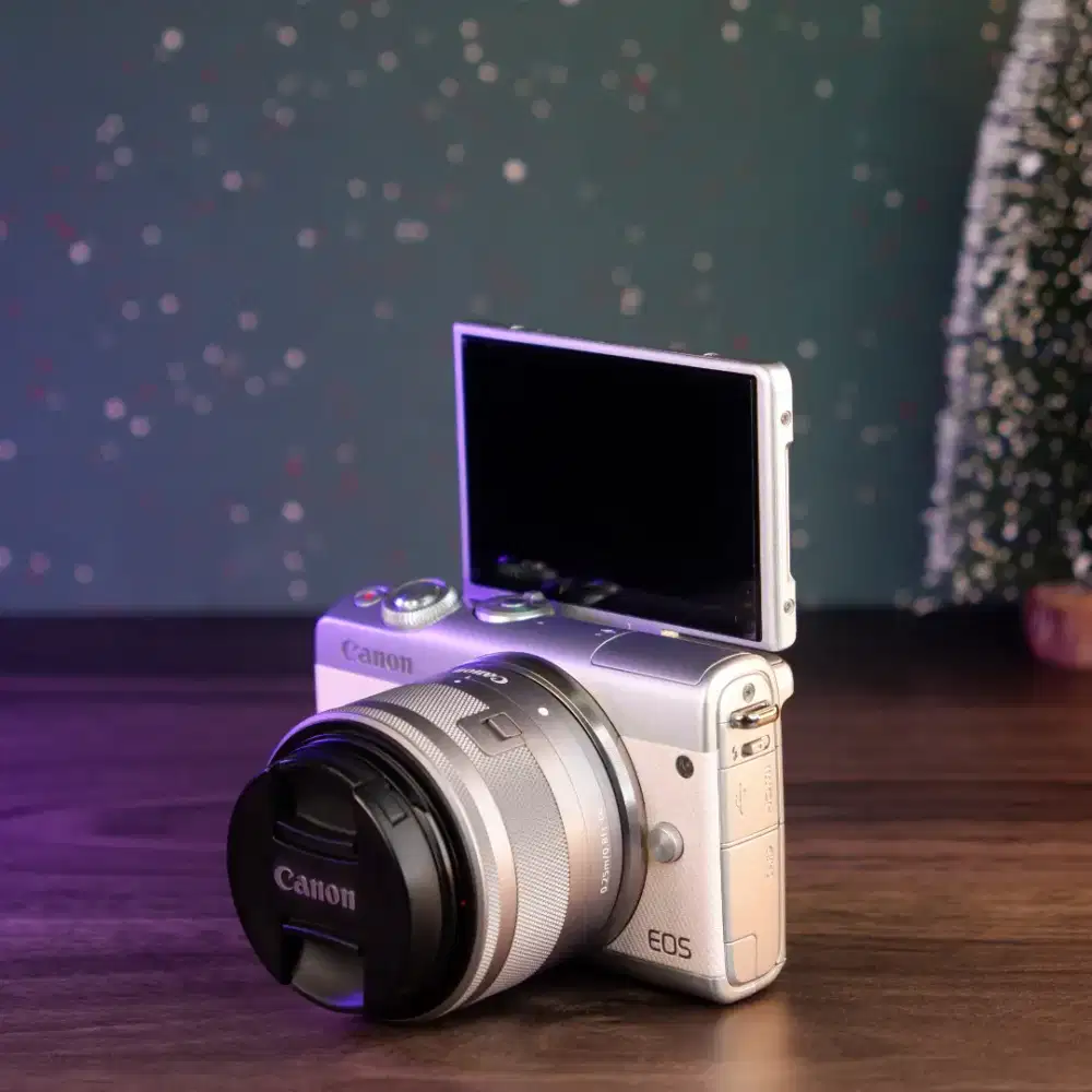 Trending 2026 Canon EOS M100 Kit Pink Soft Fullset Box