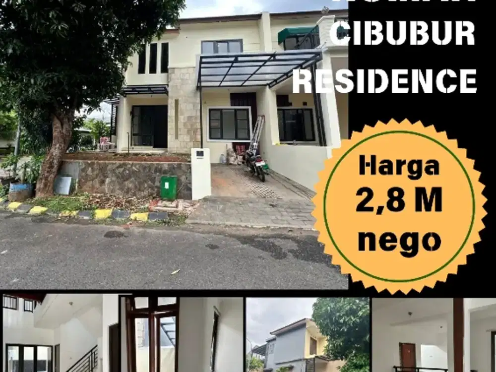 Dijual Rumah Hook Siap Huni Di Cibubur Residence