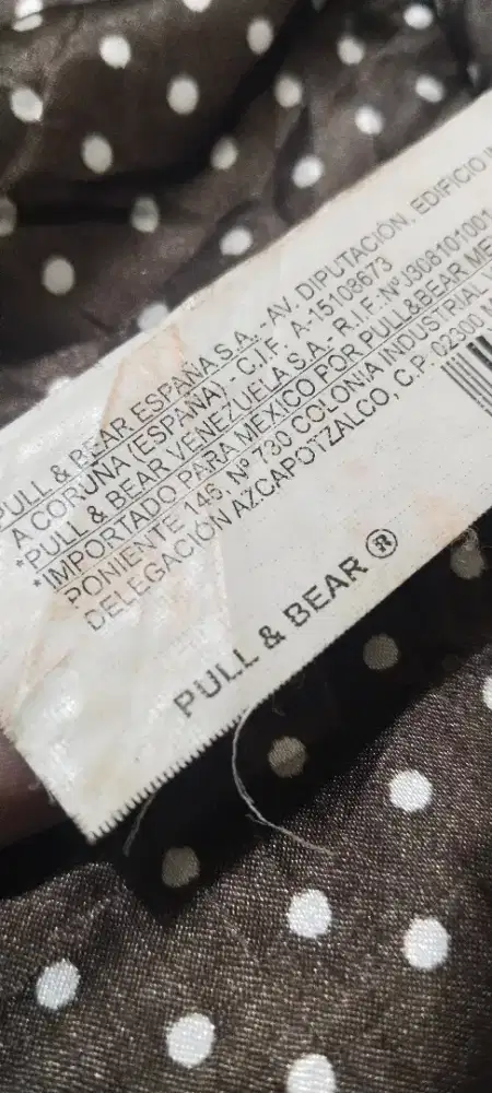 jaket kulit pull&bear