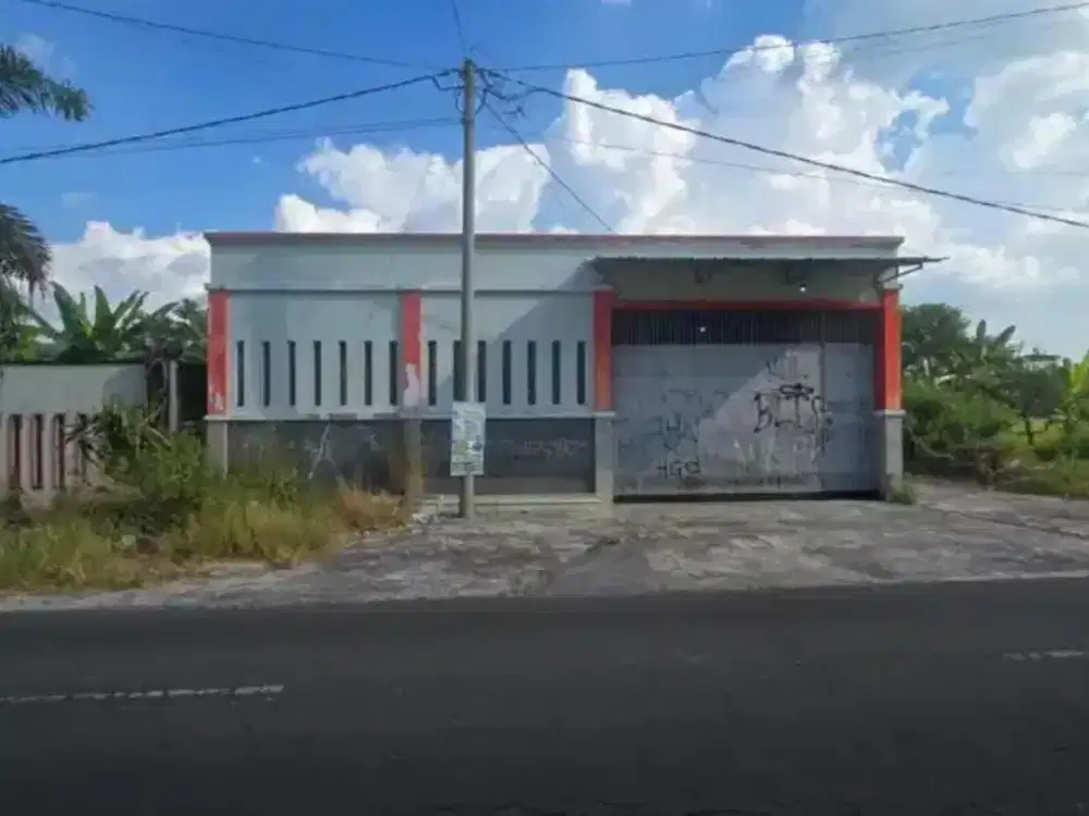 Dijual Gudang Zona Kuning Lokasi Pedan, Klaten Luas 1020m2