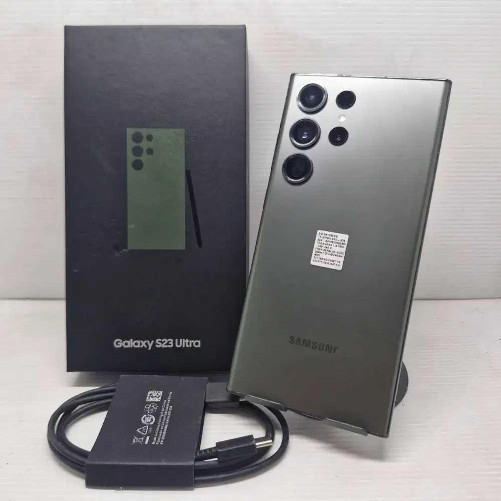 NO MINUS MULUS  SAMSUNG GALAXY S23 ULTRA 5G 12/256 SEIN RESMI  GREEN N