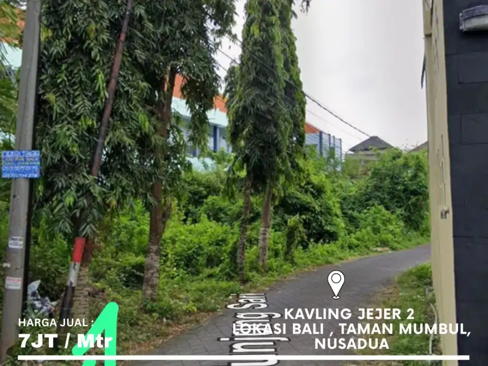 Kavling Jejer 2 Lokasi Bali, Taman Mumbul, Nusadua