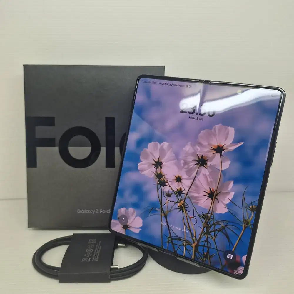 TERMURAH SAMSUNG GALAXY Z FOLD 4 5G 12/256 BLACK KOMPLIT