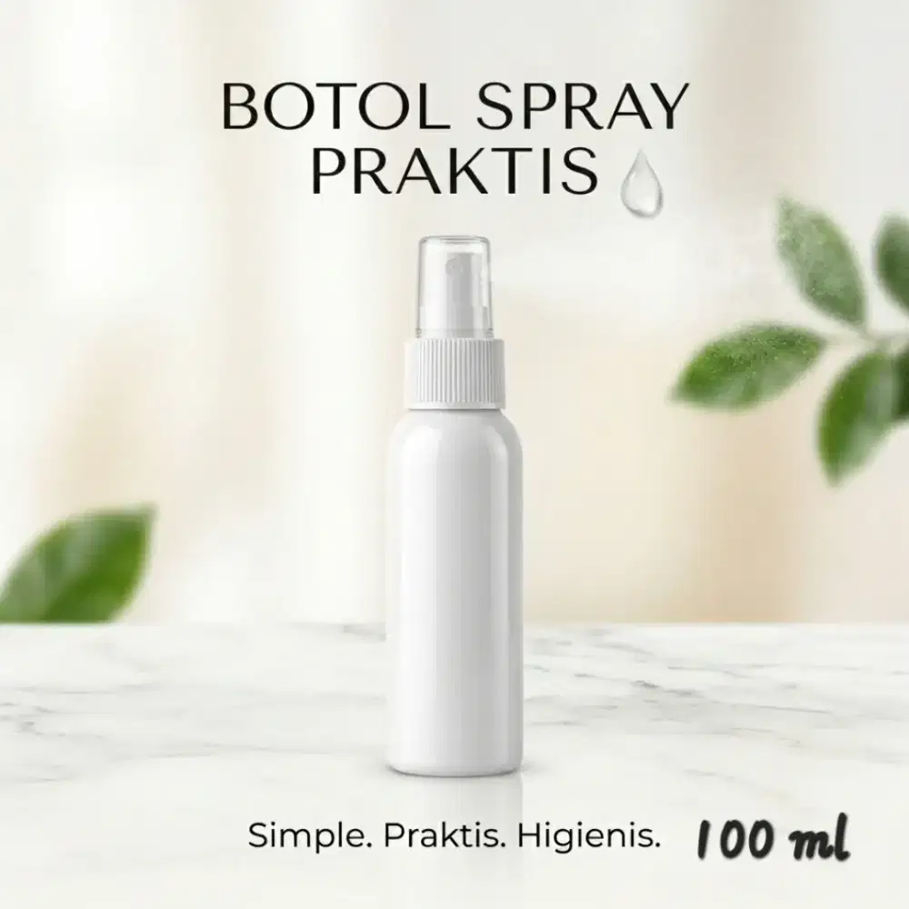 Botol Spray 100 ml + Sprayer N24 Cocok untuk UMKM dan Brand  Pro