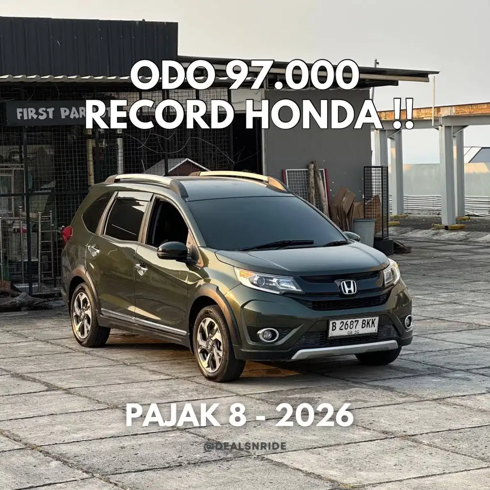 ODO 97.000 TERAWAT !! PAJAK 8/2026 HONDA BRV E CVT 2016 JUAL MURAH