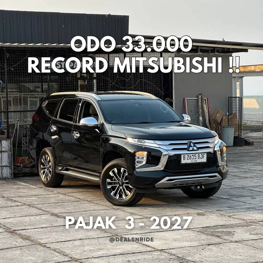 ODO 33.000 LIKE NEW !! PAJAK 3/2027 PAJERO SPORT DAKAR ULTIMATE 2022