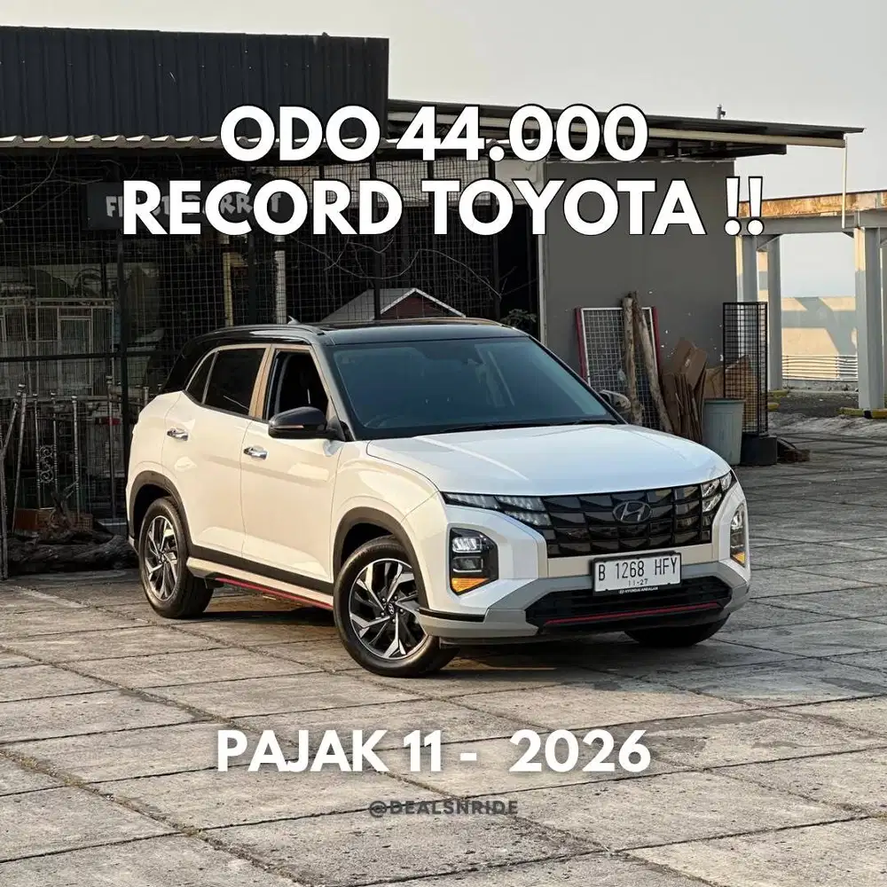 ODO 44.000 ANTIKK !! PAJAK 11/2026 HYUNDAI CRETA PRIME TWOTONE 2022