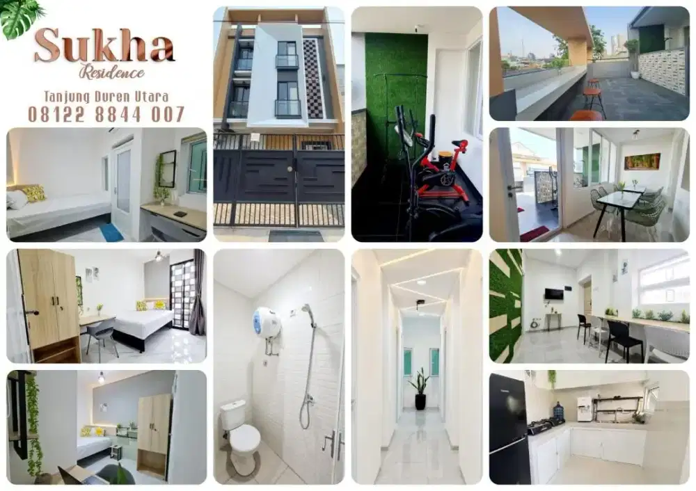 Kost Sukha Residence Tanjung Duren Jakarta Barat Lux Minimalis Modern