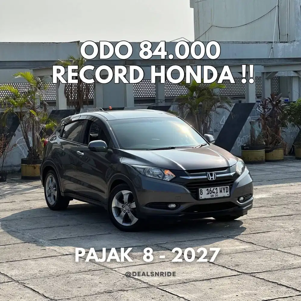 ODO 84.000 ANTIKK !! PAJAK 8/2027 HONDA HRV E CVT 2018 RECORD HONDA
