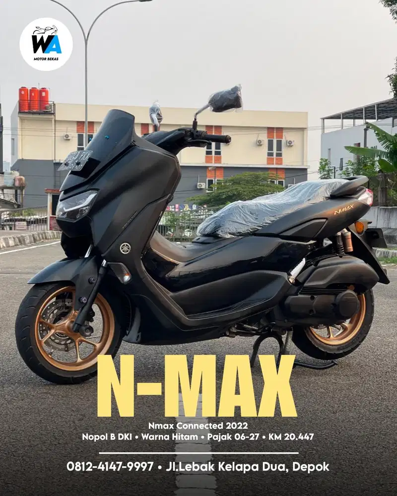 Kredit DP 500 RIBU Yamaha New Nmax Connected Tahun 2022