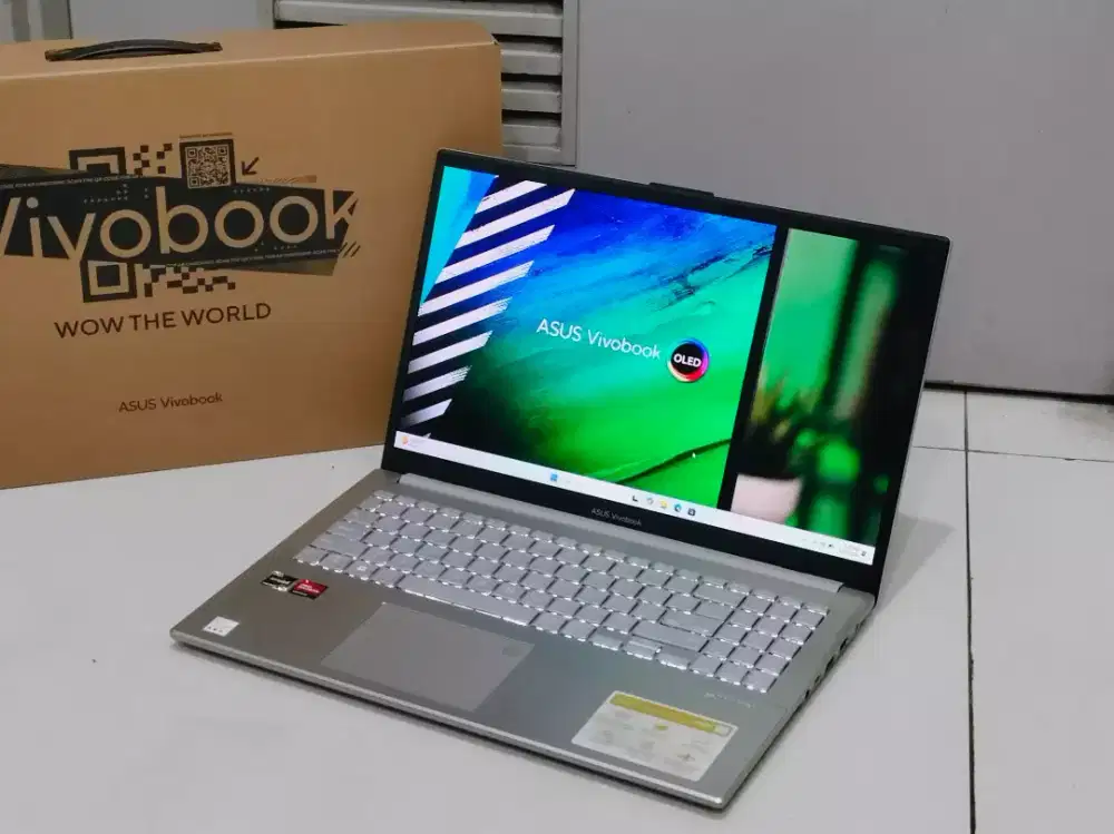 ASUS VIVOBOOK GO 15 E1504FA OLED RYZEN 3 garansi masih 26-08-2026