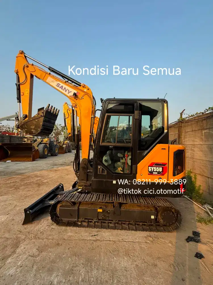 MINI EXCAVATOR SANY/SY55U KONDISI BARU THN.2026 READY STOCK