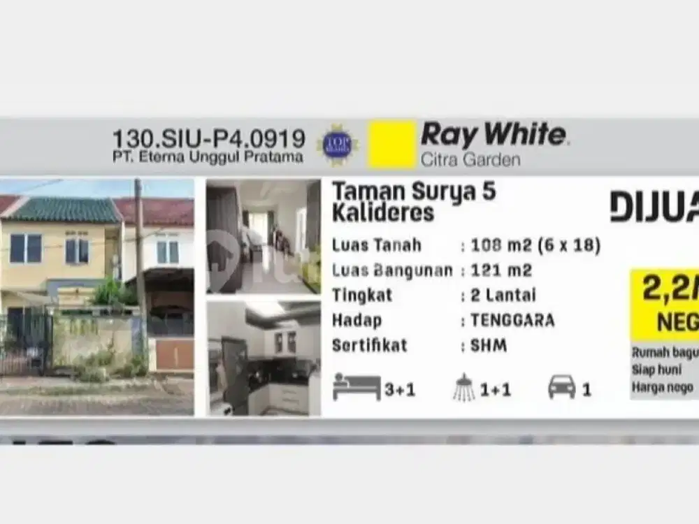 Dijual Rumah Shm Di Taman Surya 5 Jakbar 0034-heymar