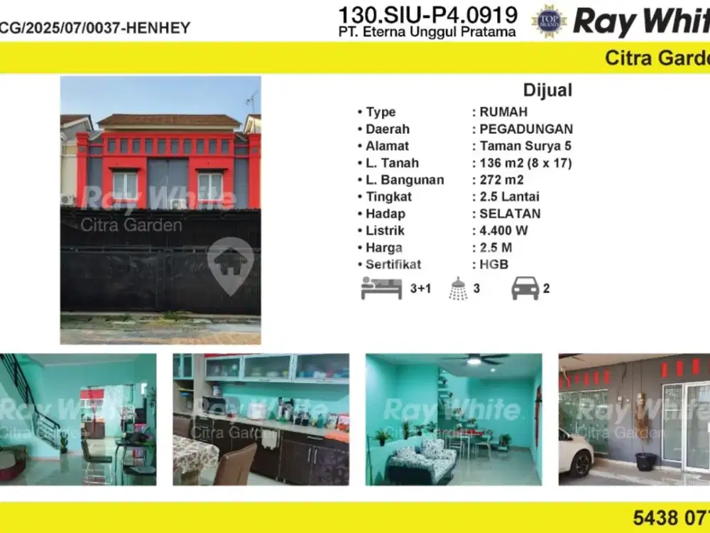 DiJual Rumah Bagus Taman Surya 5 Pegadungan, Jakarta Barat 0037-HENHEY