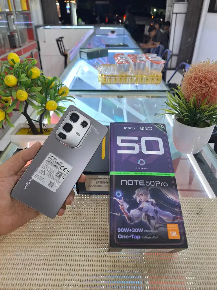 Infinix Note 50 Pro Ram 8+8Gb/ 256Gb Fullset Mulus Ori 100% Bergaransi