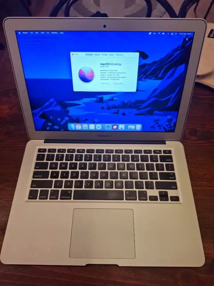 Jual Macbook Air 13 2017 i5 RAM 8GB Normal Mulus Siap Pakai