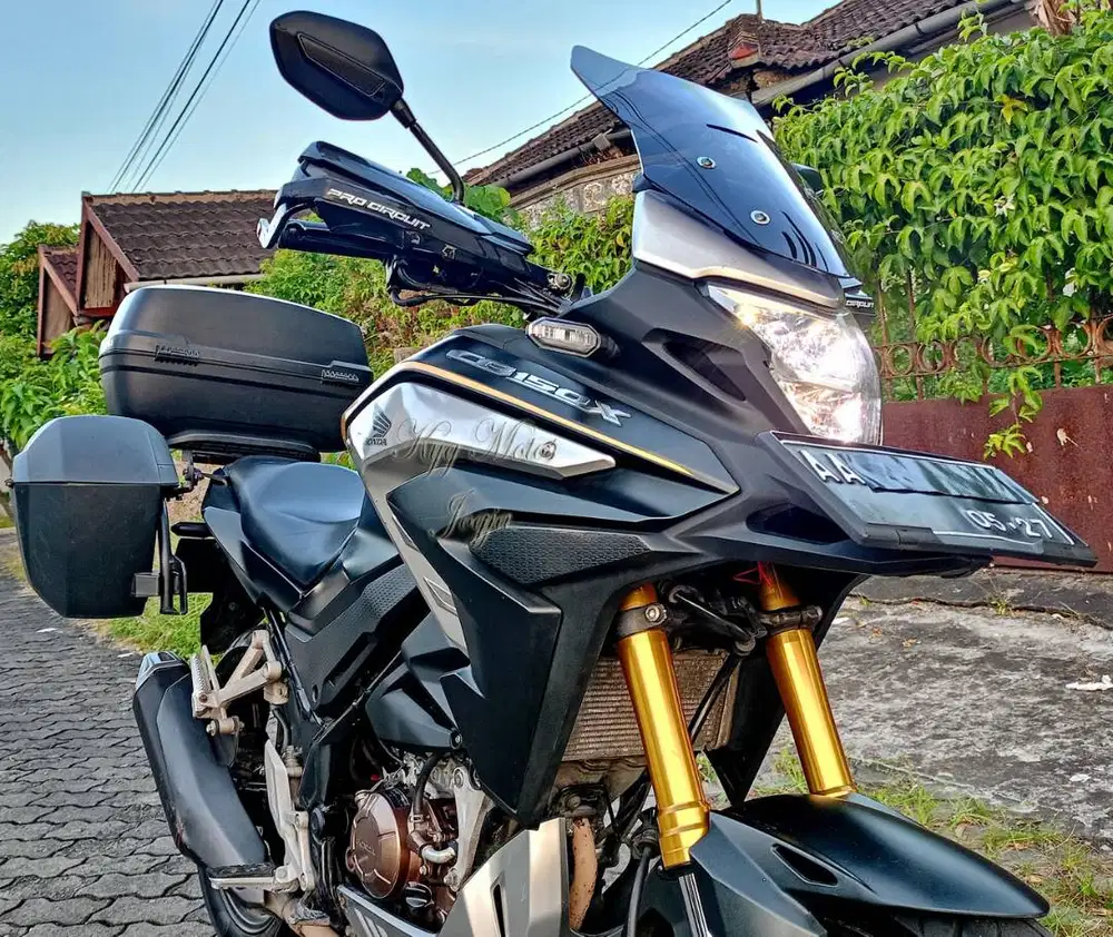 Honda CB150X CBX 150 CB 150X Hitam Silver 2022 Plat AA Magelang Kota