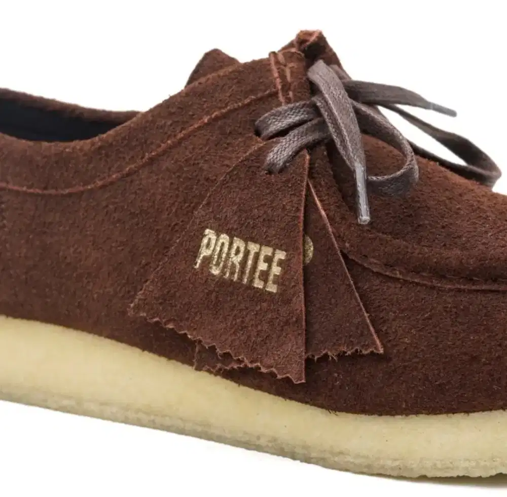 Sepatu kulit Portee Goods Pebble Suede Expresso.
Size 43 (28,4)
