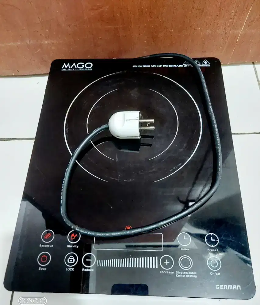 Kompor listrik portable merek mago