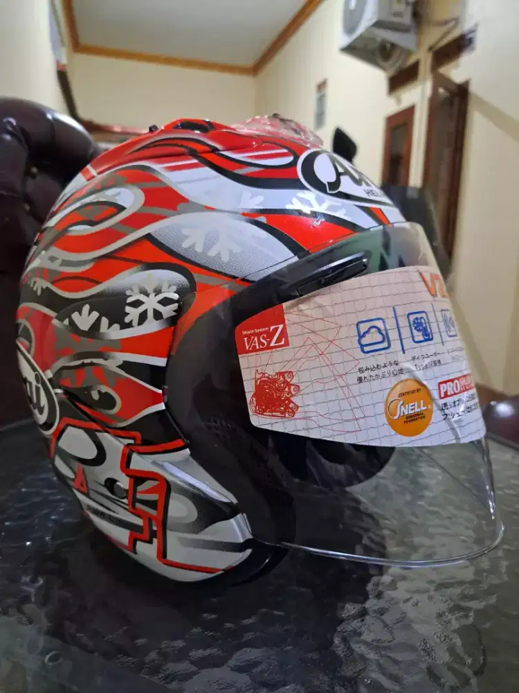 Helm VZ Ram Half Face Taiga Haga Red GP