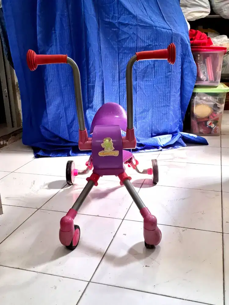 OKIEDOG Fropper ride on sepeda anak warna ungu