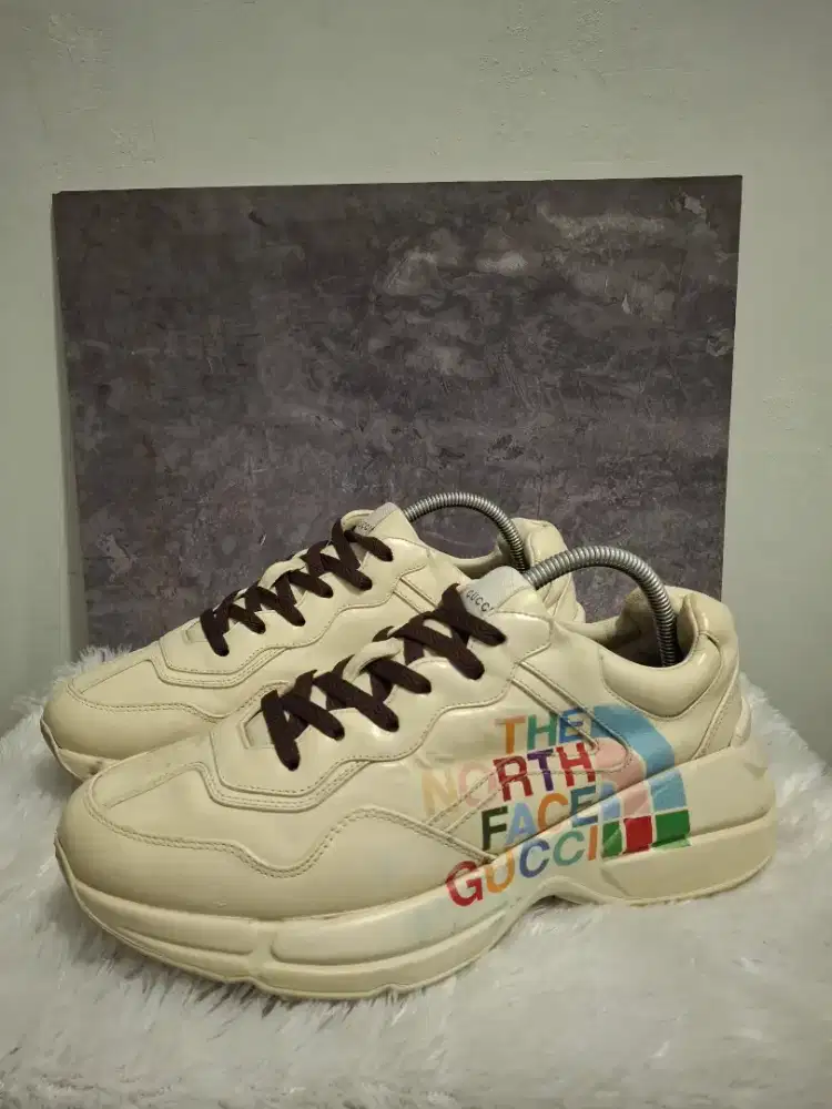 The North Face x Gucci Rhyton 'White Leather'