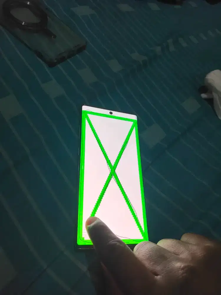 Jual lcd copotan samsung note 10 plus mulus