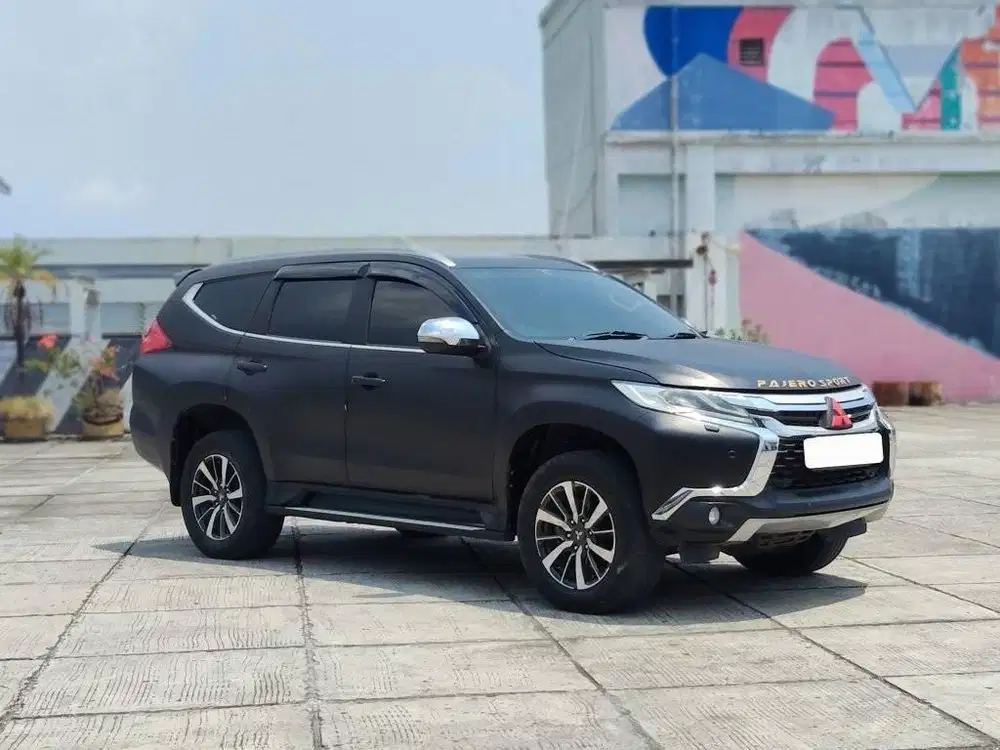 DP 15JT SAJA PAJERO SPORT DAKAR DIESEL AT MATIC AUTOMATIC 2018 HITAM