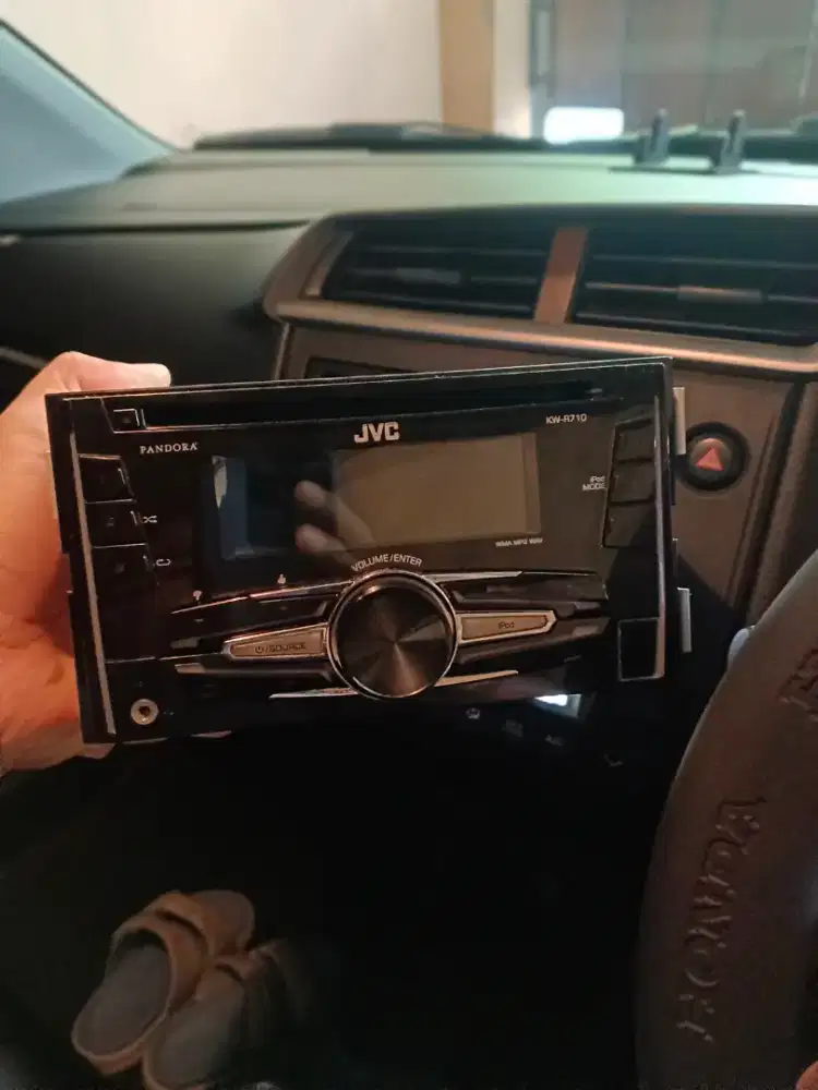 Head unit JVC KW-R710 Double Din copotan honda mobilio 2018
