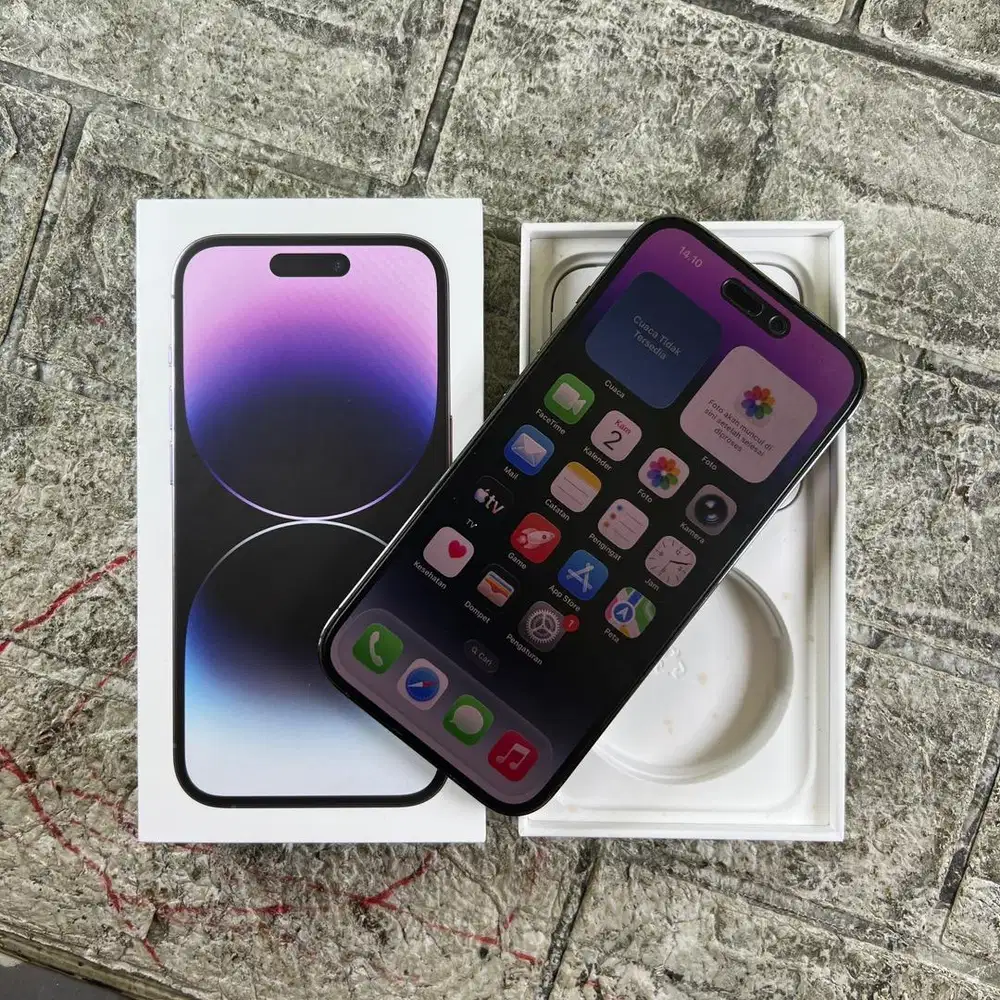 Iphone 14 Pro 256 GB inter imei regis jaringan permanen