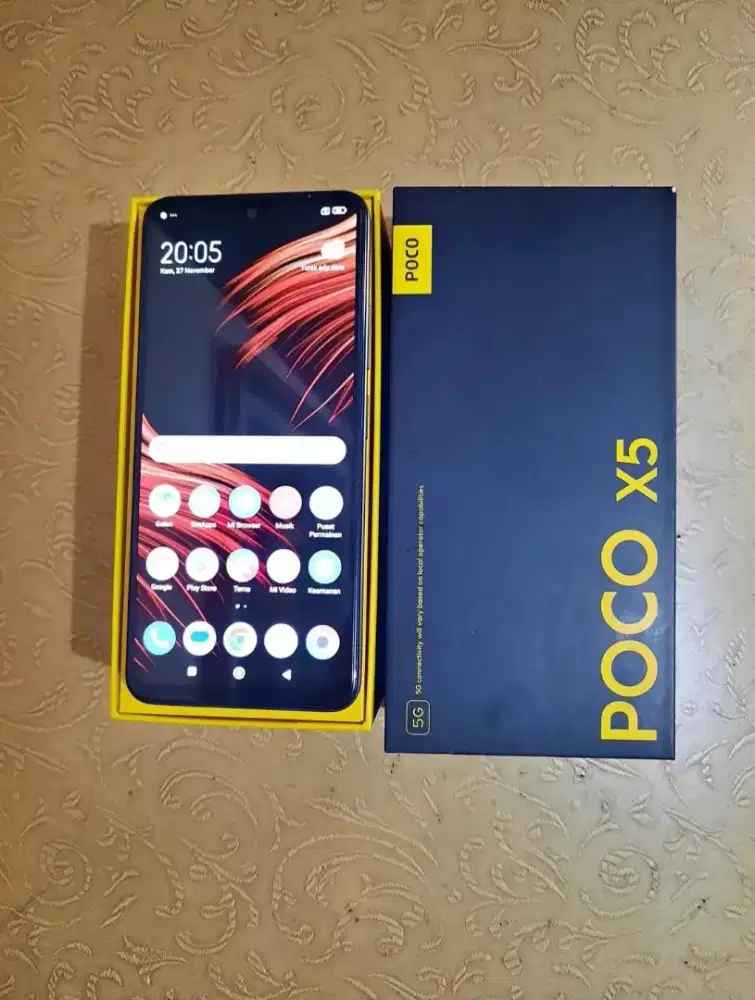 poco x5 5g ram8/256 komplit