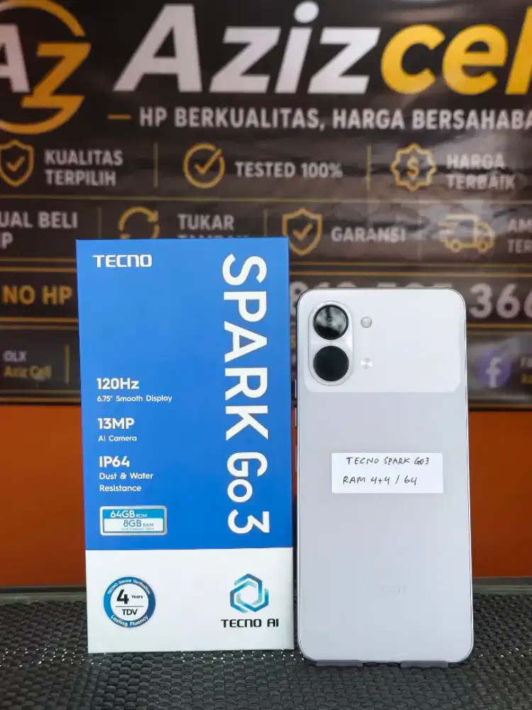 TECNO SPARK GO 3 RAM 4+4/64