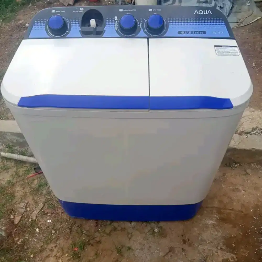 mesin cuci 2tabung merk aqua normal
